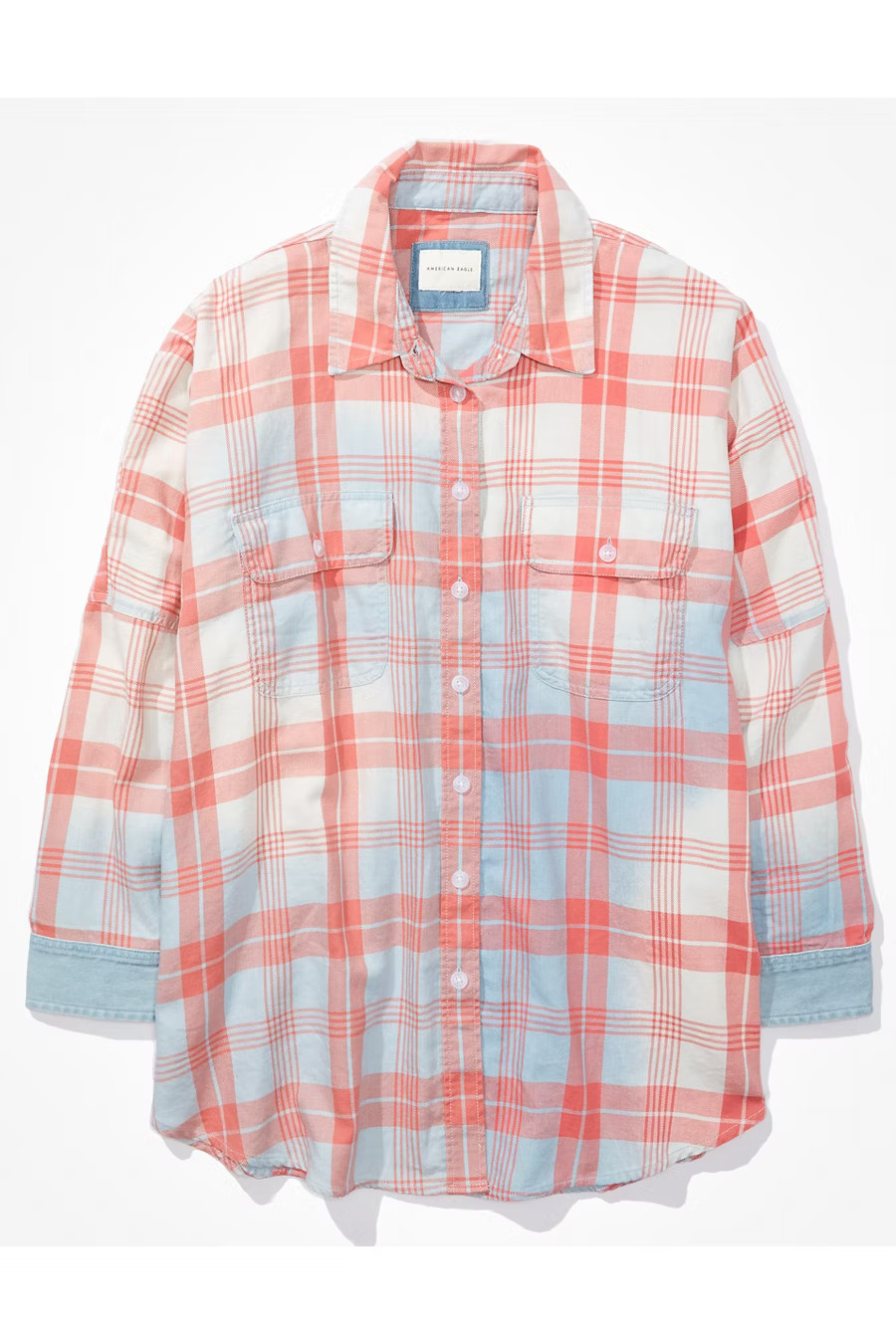 AE Go Big Beach Flannel Shirt | American Eagle Outfitters (US & CA)