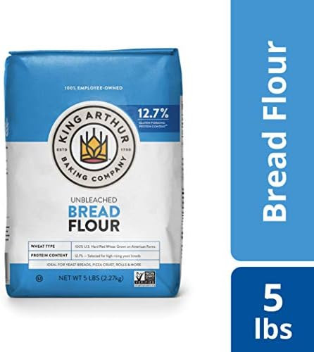 King Arthur Flour, Unbleached Bread Flour, 5 lb | Amazon (US)