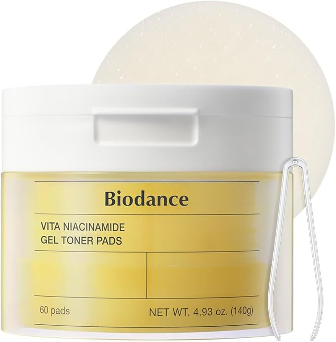 Biodance Vita Niacinamide Gel Toner Pads, Dark Spot Corrector, Evening Skin Tone, Gentle Exfoliat... | Amazon (US)