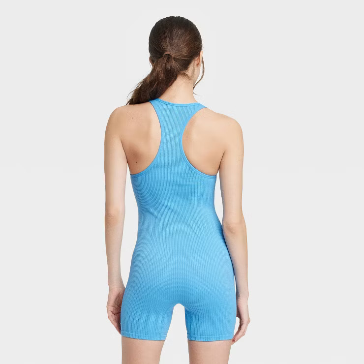 Women's Waffle Seamless Romper - Colsie™ | Target