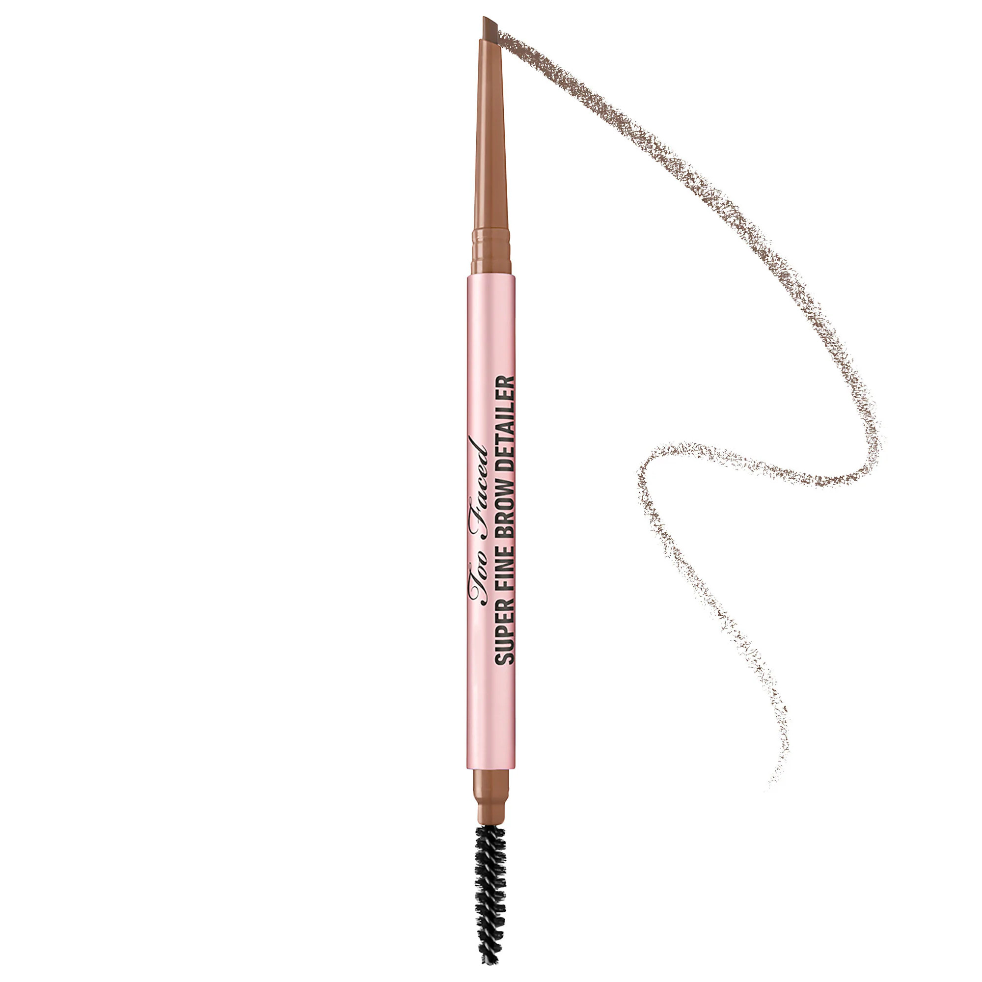 Too Faced Super Fine Brow Detailer Eyebrow Pencil Soft Brown 0.002 oz/ 0.057 | Sephora (US)