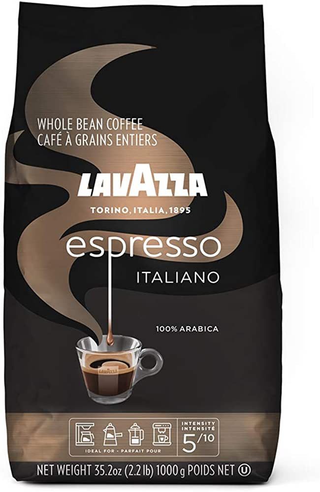Lavazza Espresso Italiano Whole Bean Coffee Blend, Medium Roast, 2.2 Pound Bag (Packaging May Var... | Amazon (US)