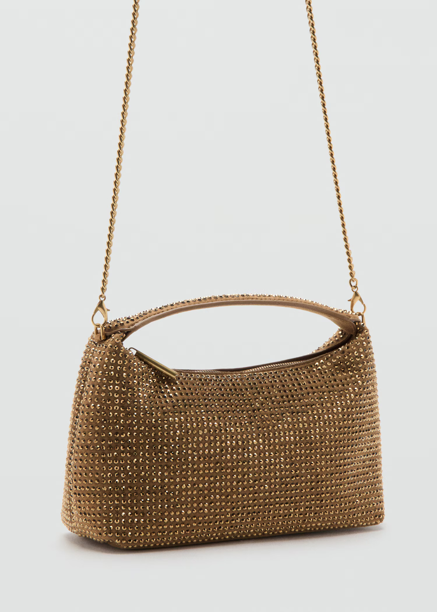 Handbag with rhinestones | Mango (US/MX/AU)