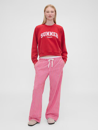 Gap × Summer Fridays Oversized Raglan Logo Sweatshirt | Gap (US)
