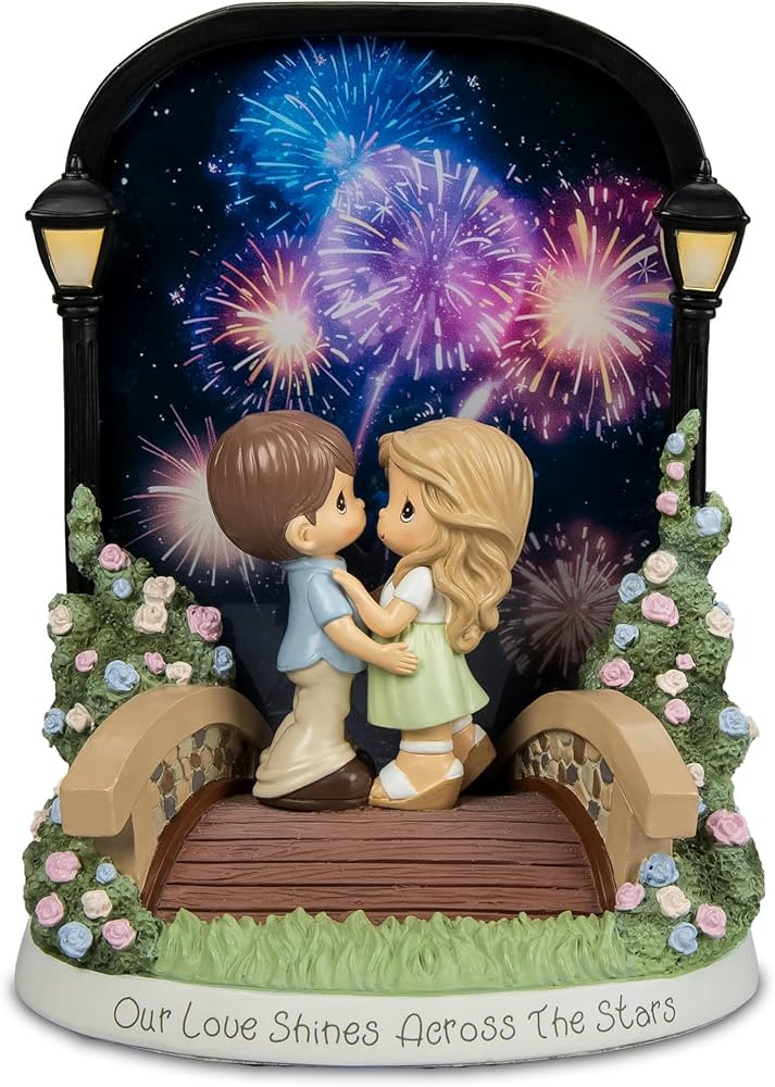 The Bradford Exchange Precious Moments “Our Love Shines Across The Stars” Animated LED Firewo... | Amazon (US)