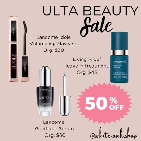 Ulta Beauty Sale | Lancome and Living Proof 🙌🏼

#LTKfindsunder50 #LTKsalealert #LTKbeauty