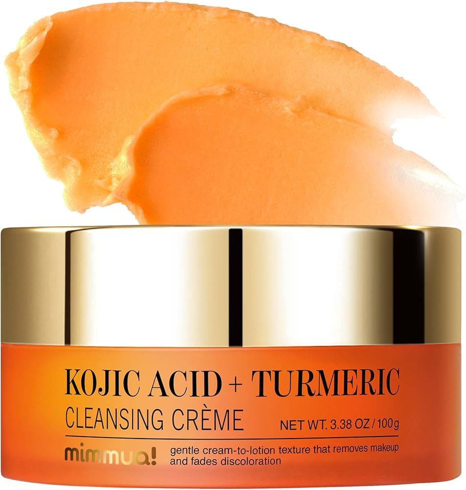 KOJIC ACID TURMERIC CLEANSING CRÈME | Balm to Oil Cleanser | Makeup Remover Cleansing Cream | No... | Amazon (US)