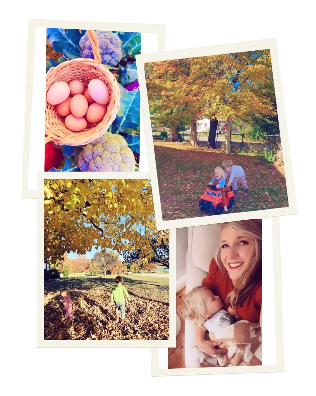 Just so so much to be thankful to the Lord for this November 🍁✨ and season of “giving thanks” 🦃🧡 and my cup truly overflows!! 🫶🏽 Special fall memories “down a country road” 🤭🛻🚜 soaking in the magic 🪄 of autumn 🍂 with our little baby cowboys 👶🏼🤠🐴, enjoying fetching daily eggs 🐓🧺🥚 and goodies 🥦🥬 from our fall garden 🪴, autumn strolls 🧋downtown to admire the changing leaves 🍃, and so much more!!🤱🌾 And we actually made it down 🚙 to the beach 🏝️ late last night 💤 and so grateful to be waking up this morning down by the coast 🐚 for our annual “fall by the sea” 🌊 weekend with our beach-loving babies!! 👶🏼☕️☀️🏖️ Happy Fall Friday and Happy Thanksgiving Season, sweet friends!! 🫶🏽🤎 #camerarollfromtheweek #lifelately #fridaycameraroll #novemberdays #sahm #photodumpfromtheweek #mamaoftwo #lovethesedays #stayathomemama #thanksgivingseason #joyuponjoy 

| Motherhood | Country Living | Homemaker | Stay at Home Mom | Joyful Motherhood | Farm Sweet Farm | Raising Country Babies | Faith | Baby and Toddler Days | Boy Mama x 2 | SAHM | These are the Days | Life with a Baby and Toddler | Full Hands Fuller Hearts | Fall with Littles | November Memories | Thanksgiving Season

…

#emilysayswes #judsoncarpentermabry #levirhettmabry #familyoffour #mommyblogger #stayathomemommy #boymamax2 #mommyblogger #sahm #mamaoftwo #stayathomemom #fallfun #novembermemories #LTKFall #LTKfamily #LTKBaby @shop.ltk

#LTKHoliday #LTKFamily #LTKSeasonal