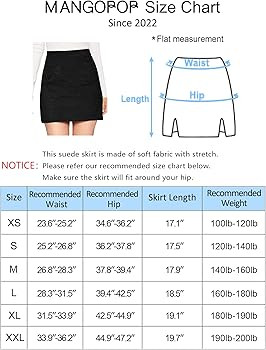 MANGOPOP Mini Faux Suede Skirt for Women High Waist Skirts | Amazon (US)