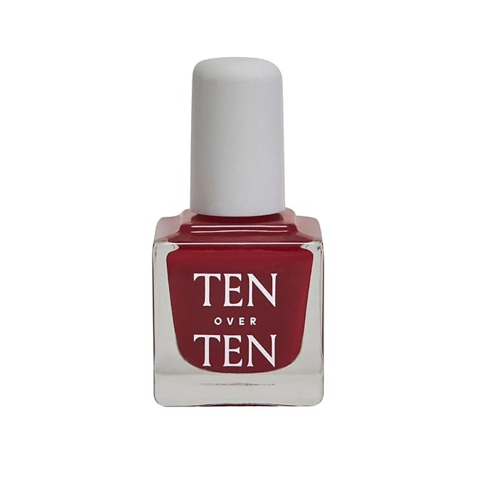 Tenoverten - Natural Nail Color - Cherry | Clean, Natural, Non-Toxic Nail Care (0.45 fl oz | 13.3... | Amazon (US)
