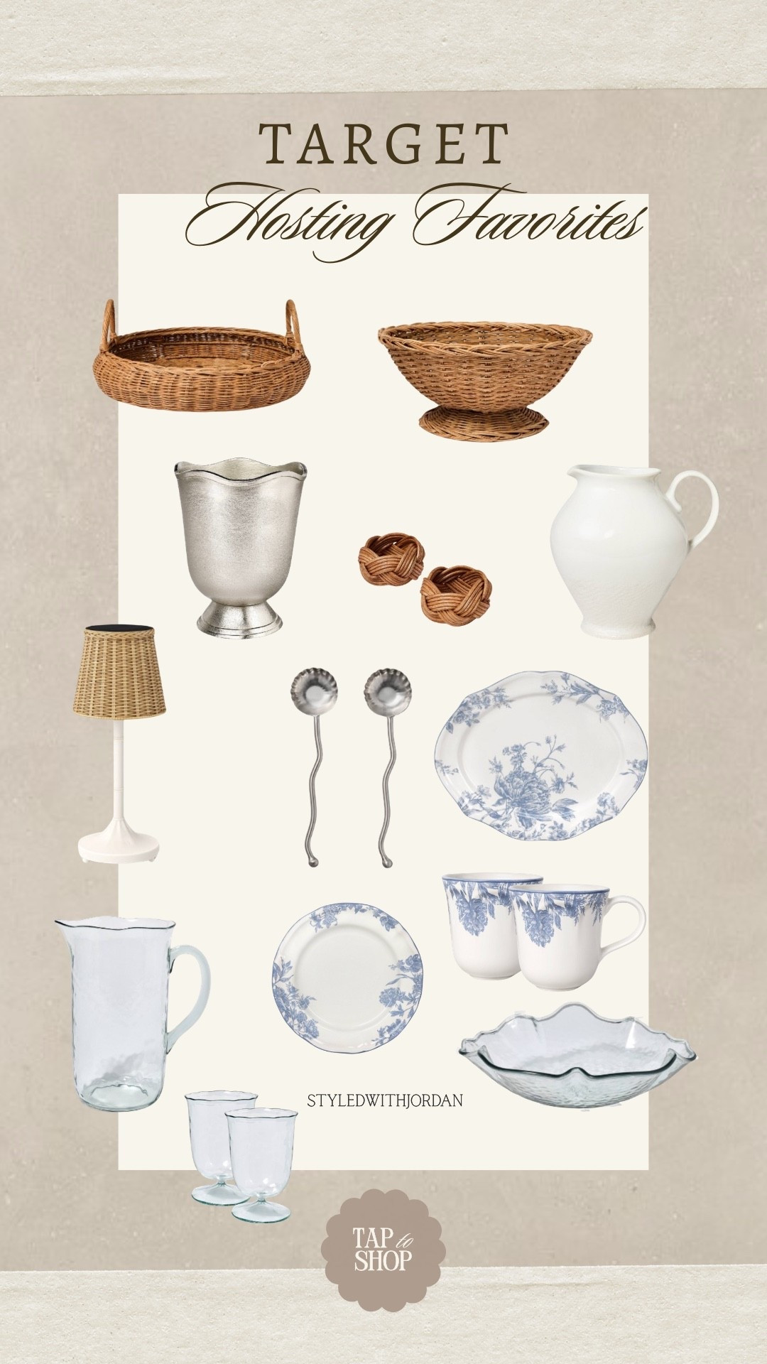 My favorite hosting target finds! These are soooo good🤍  been thinking about grabbing that outdoor wicker table lamp👀 

#hostingfavorites #targetfinds #targetfavorites #homedecor #hostingfinds

#LTKHome #LTKSeasonal