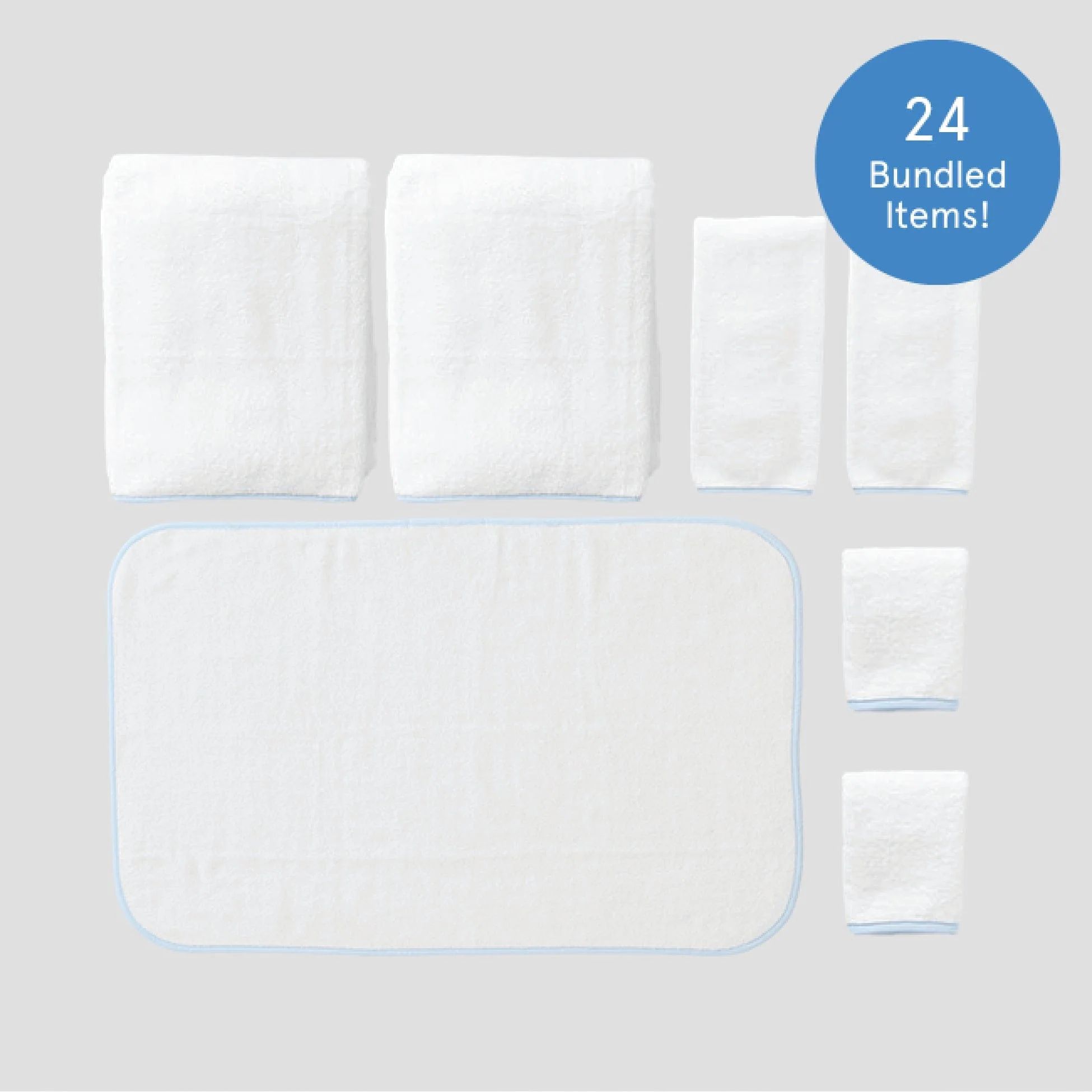Bath Sheet Linen Closet Bundle (24 pieces) | Weezie Towels