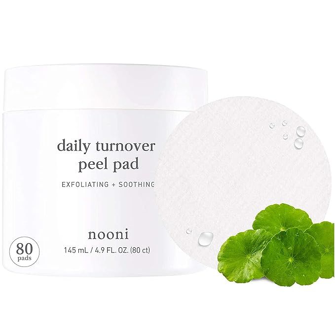 NOONI Daily Turnover Peel Pads | AHA/BHA, Glycolic Acid Exfoliating Pads for Smooth Skin with Cen... | Amazon (US)