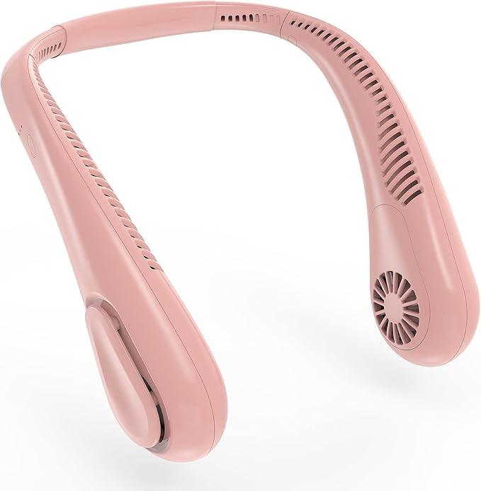 Bladeless Neck Fan, 5000mAh Rechargeable Battery Powered, 4 Speeds, Natural Wind Mode, Angle Adju... | Amazon (US)