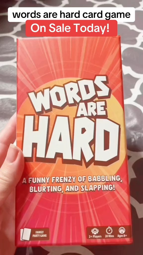 Just discovered the Words Are Hard game — perfect for family game night or a fun challenge with friends! #LTKKids
#LTKFamily
#LTKStorytime 

 