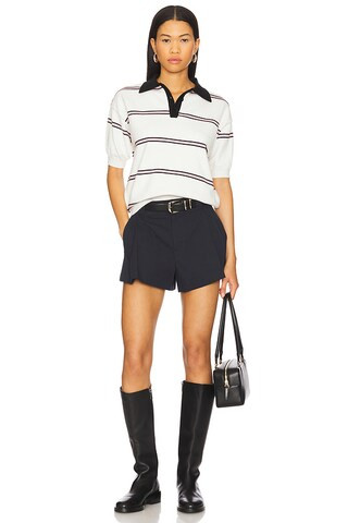 Francesca Polo Top in Multi Stripe | Revolve Clothing (Global)