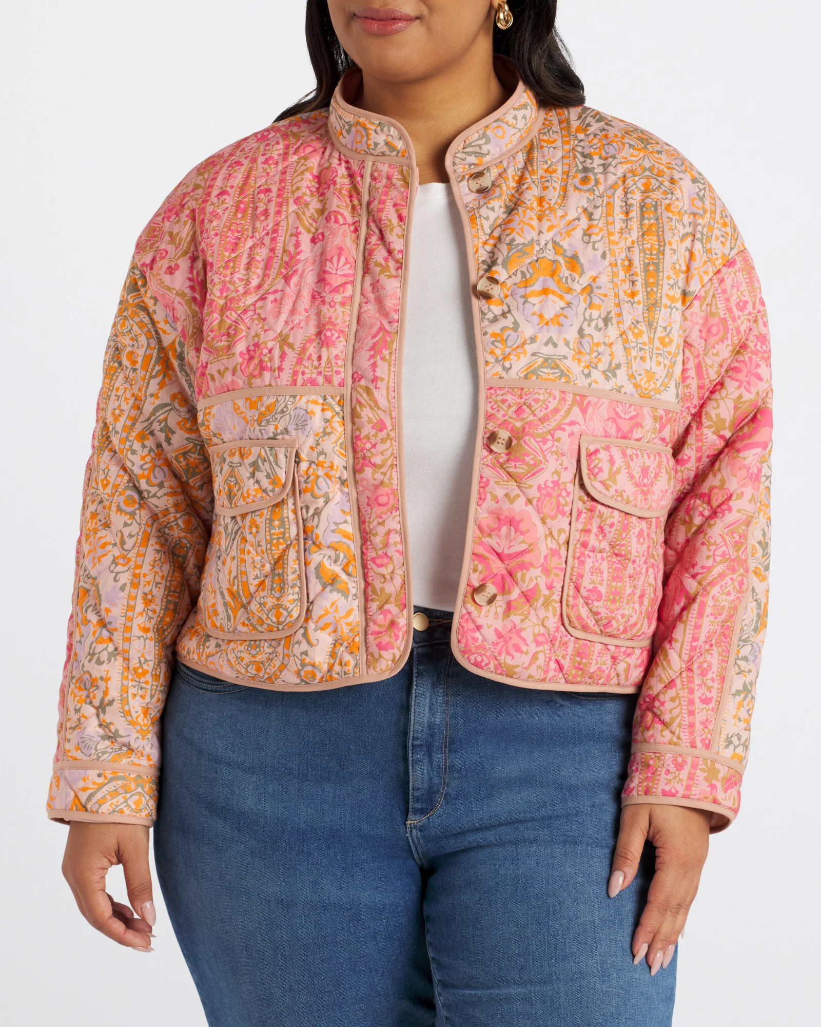 Aubrey Quilted Barn Jacket | Stitch Fix