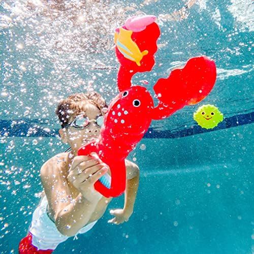 Melissa & Doug Sunny Patch Louie Lobster Claw Catcher - Grab-and-Squeeze Pool Toy | Amazon (US)