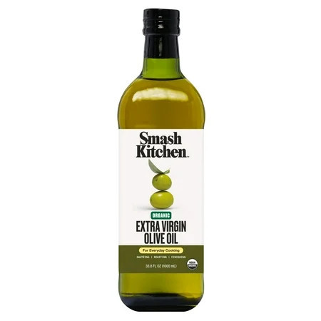 Smash Kitchen Organic Classic Extra Virgin Olive Oil, 33.8 fl oz | Walmart (US)