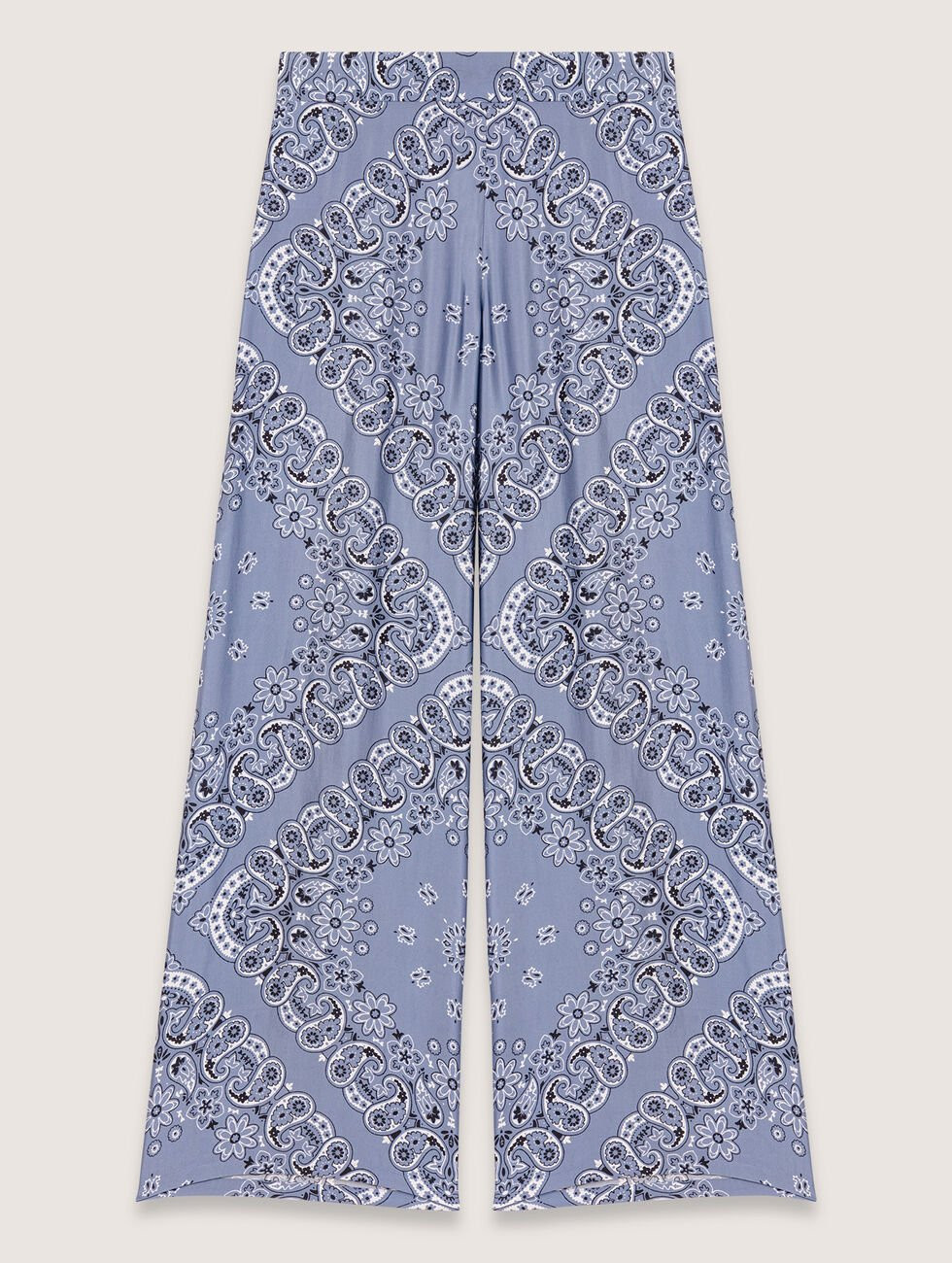 Flowing patterned bandana print pants | Maje US | Maje US