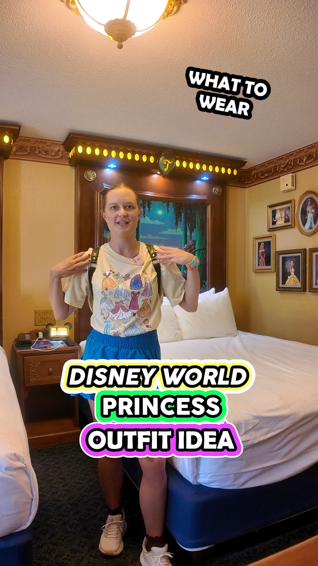 EASY Disney Princess Outfit Idea! 🤩👑(What to Wear to Disney World)

Wondering what you should wear to Disney World? If you are a fan of the Disney Princesses, here is an easy Disney Princess-inspired outfit that is comfortable to wear to the Disney Parks!

This outfit involves a Disney Princess dresses shirt, flowy shorts, tennis shoes, ruffle socks, and a Loungefly backpack!

What would you wear to Disney World?

#LTKTravel #LTKStyleTip #LTKFindsUnder100