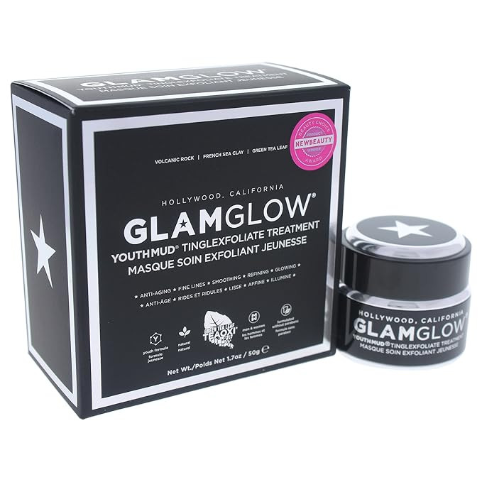 Glam Glow Youthmud Tinglexfoliate Treatment Mask - Very Sexy 1.7oz (50g) | Amazon (US)