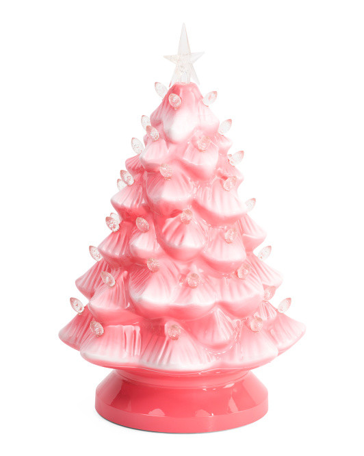 14in Led Lighted Ceramic Tree | TJ Maxx
