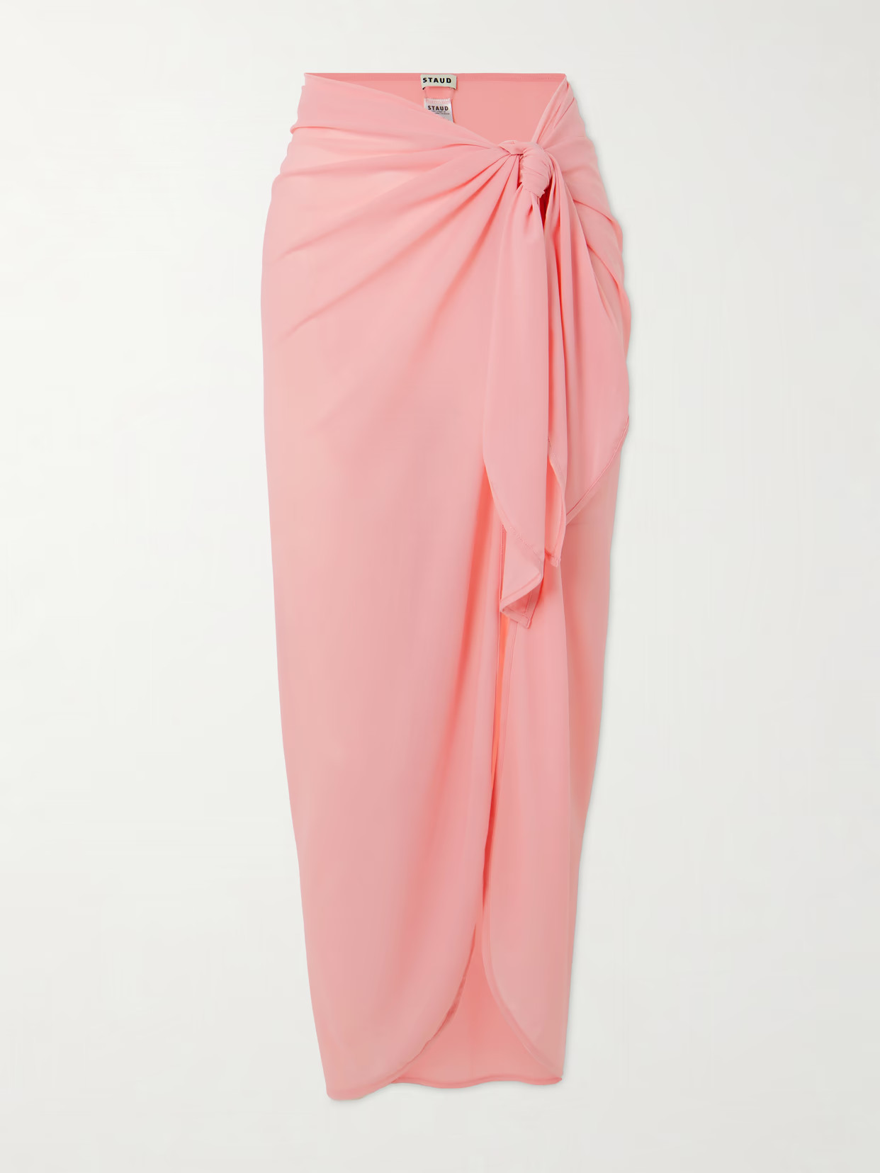 STAUD - Inlet Linen-blend Pareo - Pink | NET-A-PORTER (US)