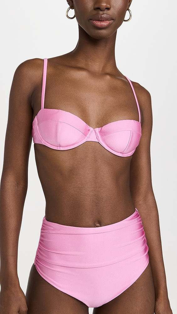 SIMKHAI Constantine Bustier Bikini Top | Shopbop | Shopbop