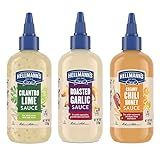 Hellmann's Drizzle Sauce for an exciting Condiment, Dip, Drizzle and Dress Mixed Variety Pack Glu... | Amazon (US)