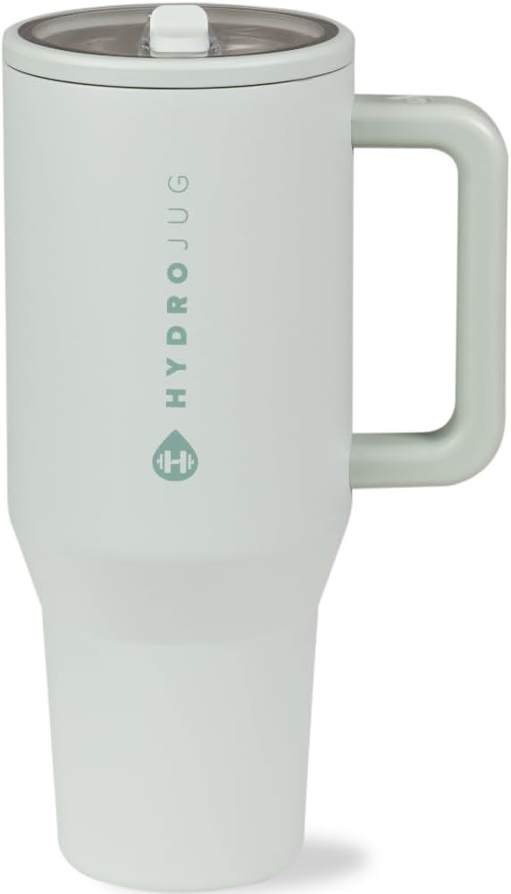 HydroJug Traveler - 40 oz Water Bottle with Handle & Flip Straw - Fits in Cup Holder, Leak Resist... | Amazon (US)