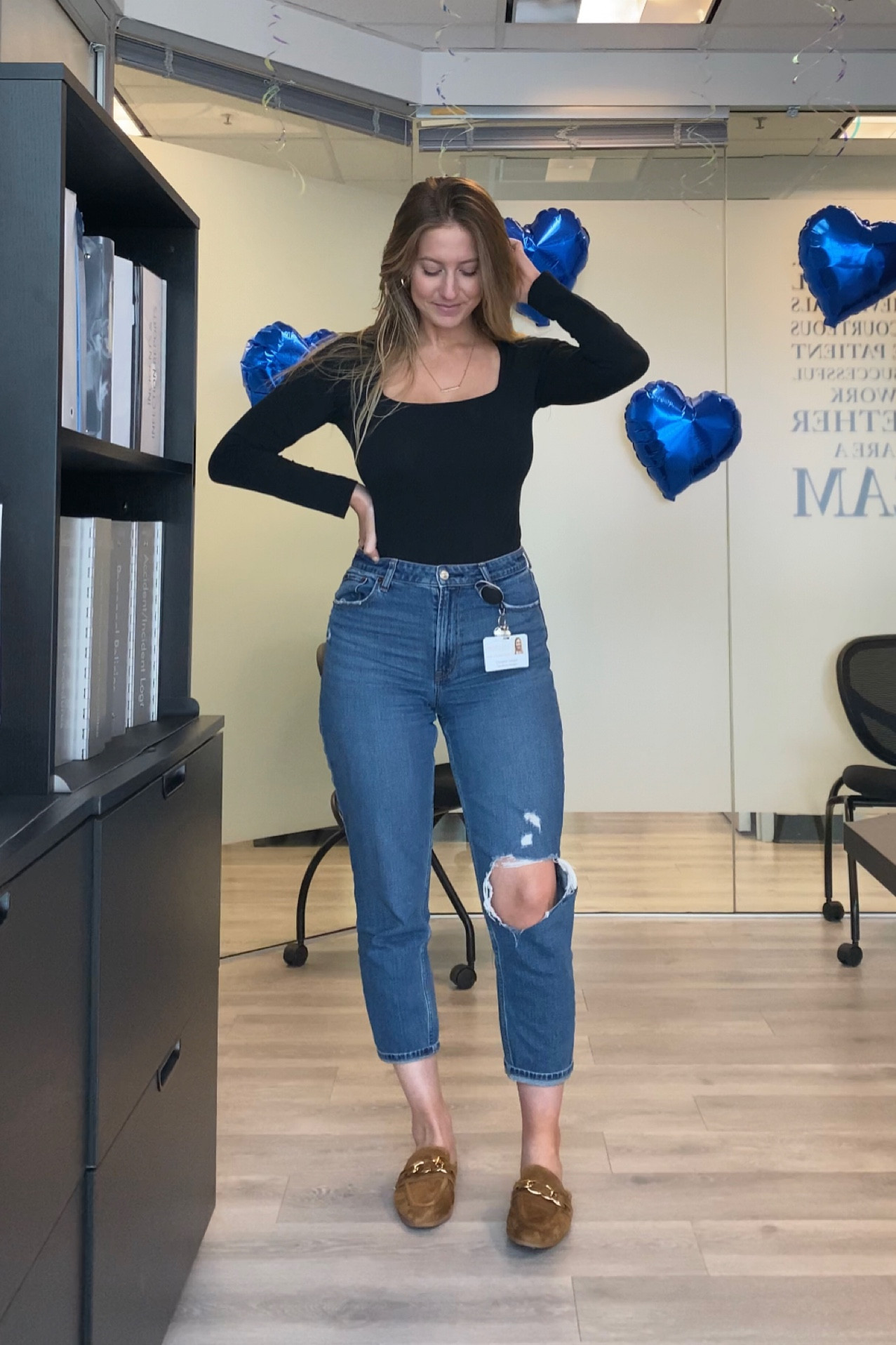 WORK OOTD

the go to of a bodysuit & abercrombie jeans!

#LTKstyletip #LTKsalealert #LTKworkwear