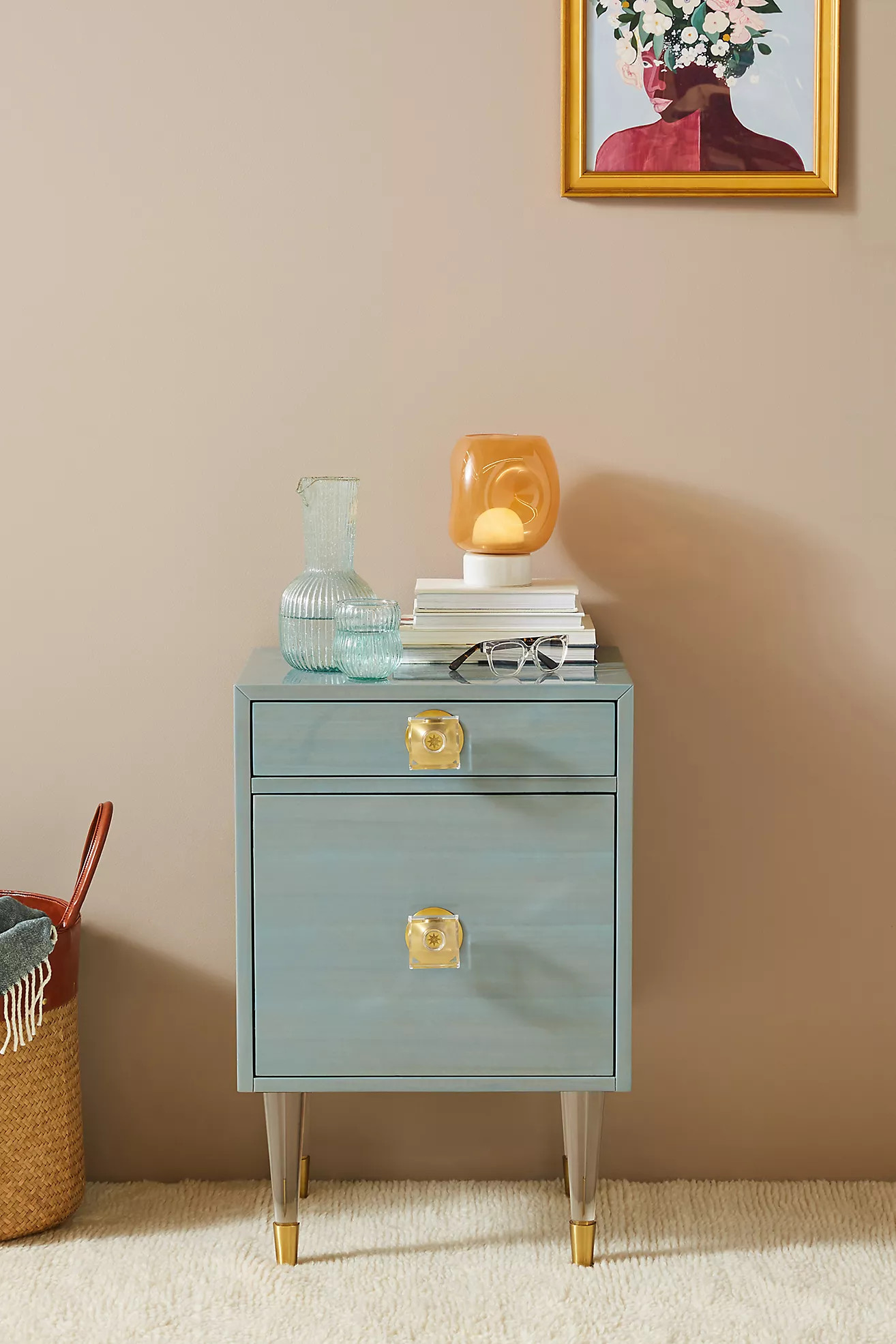 Lacquered Regency Nightstand | Anthropologie (US)