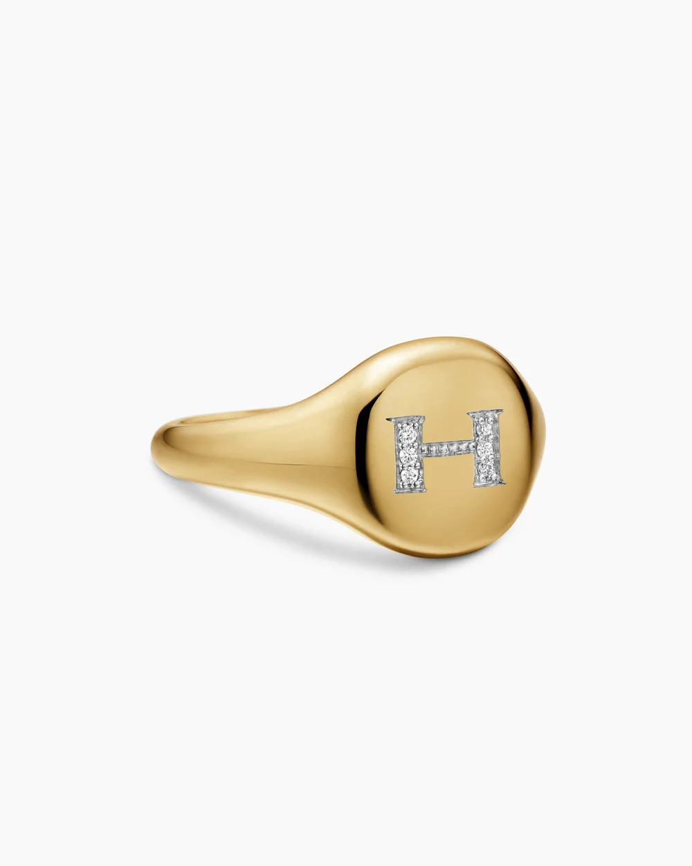 DY Initial Pinky Ring | David Yurman