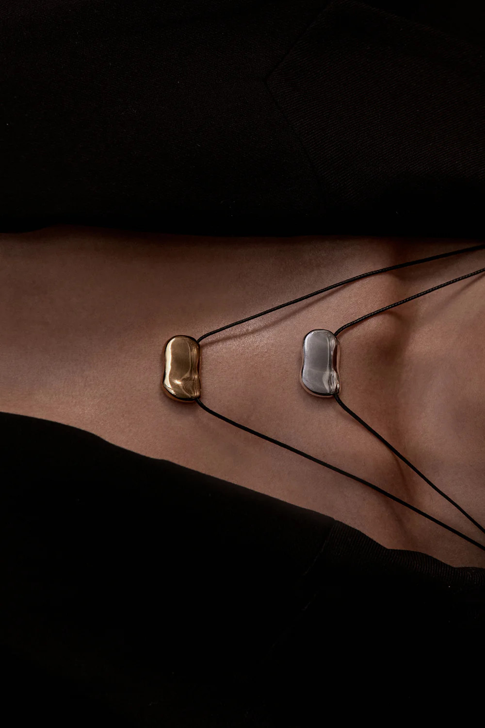 HEAVEN MAYHEM PEBBLE SILVER NECKLACE | DISSH