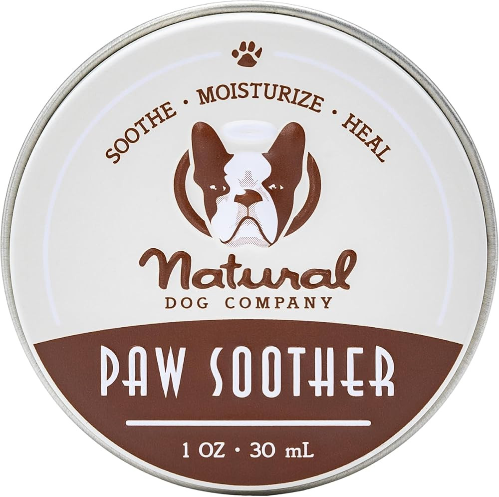 Natural Dog Company Paw Soother Balm, 1 oz. Tin, Dog Paw Cream and Lotion, Moisturizes & Soothes ... | Amazon (US)