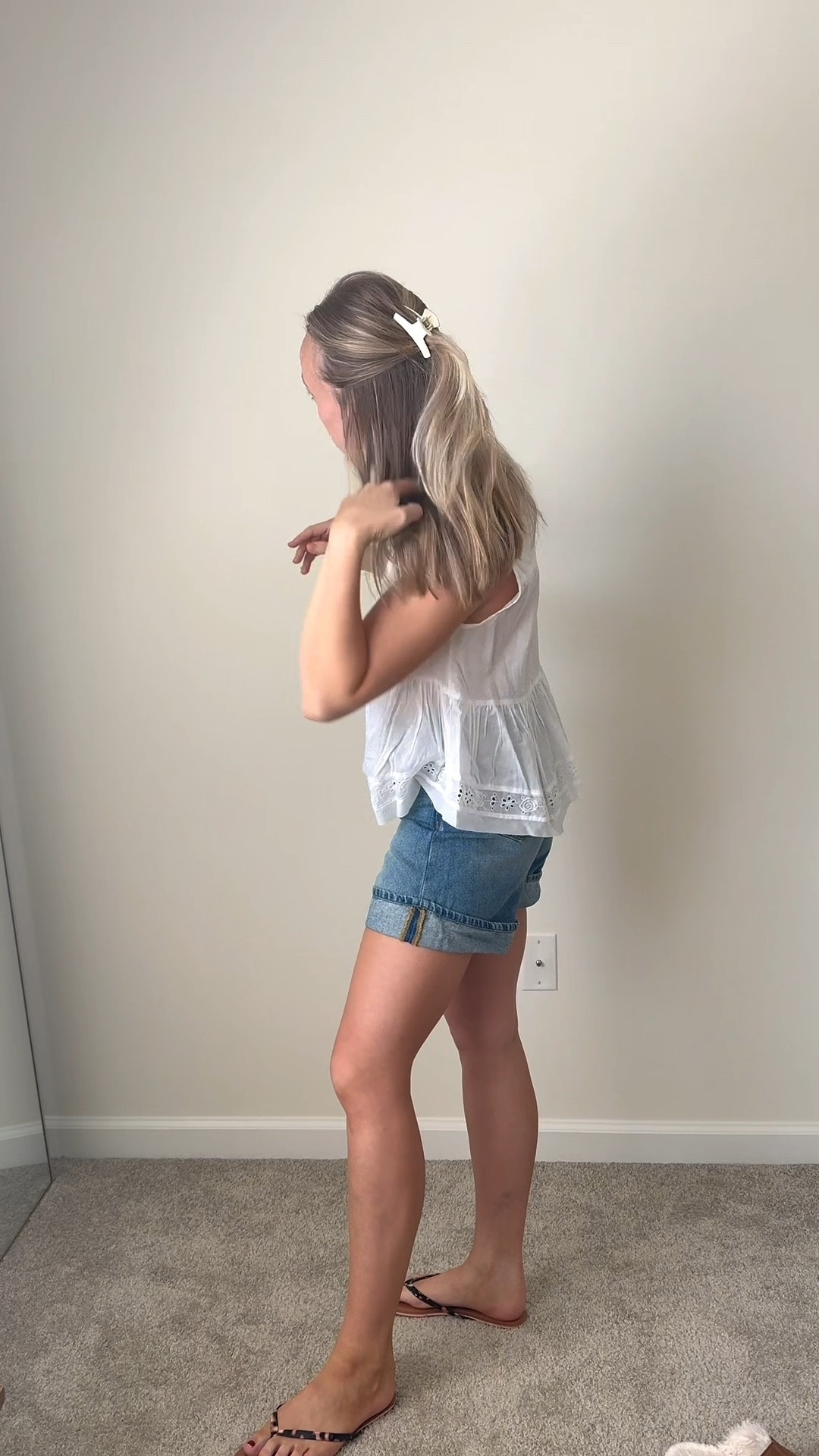 top is old francesca’s but linked the exact shorts & flip flops!

#LTKgrwm #LTKmomlife #LTKdayinmylife