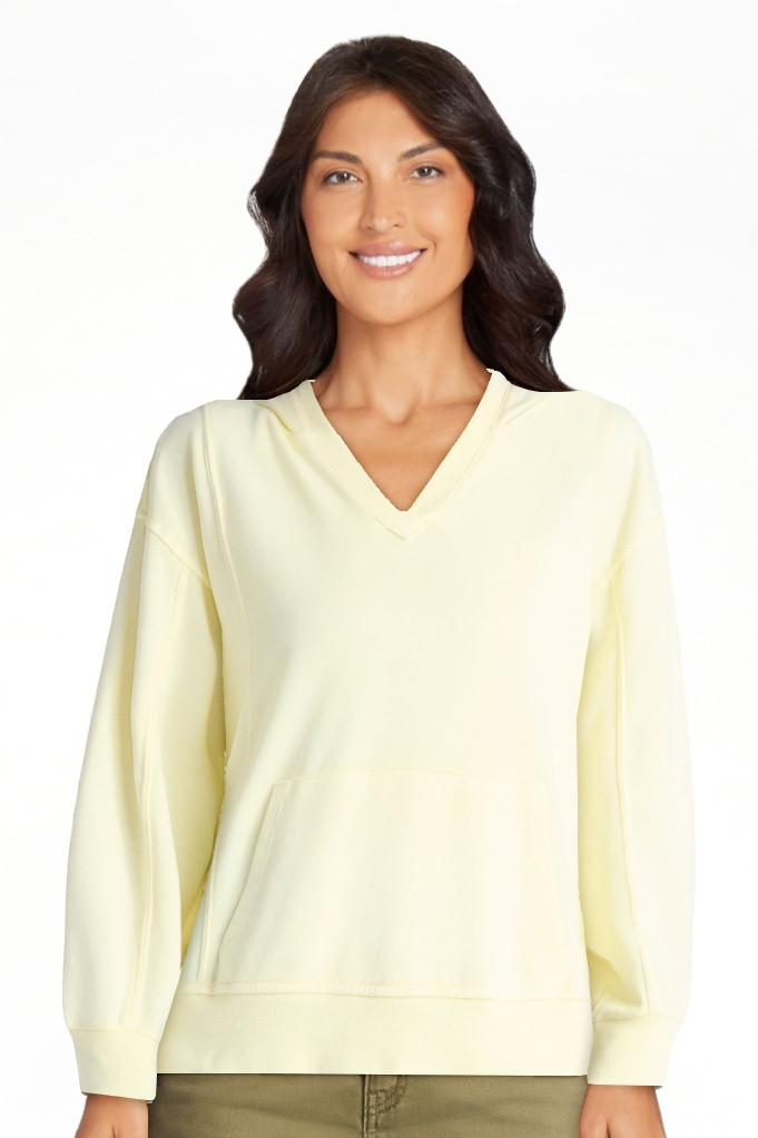 Time and Tru Women's Split Neck Hoodie, Sizes XS-3XL | Walmart (US)