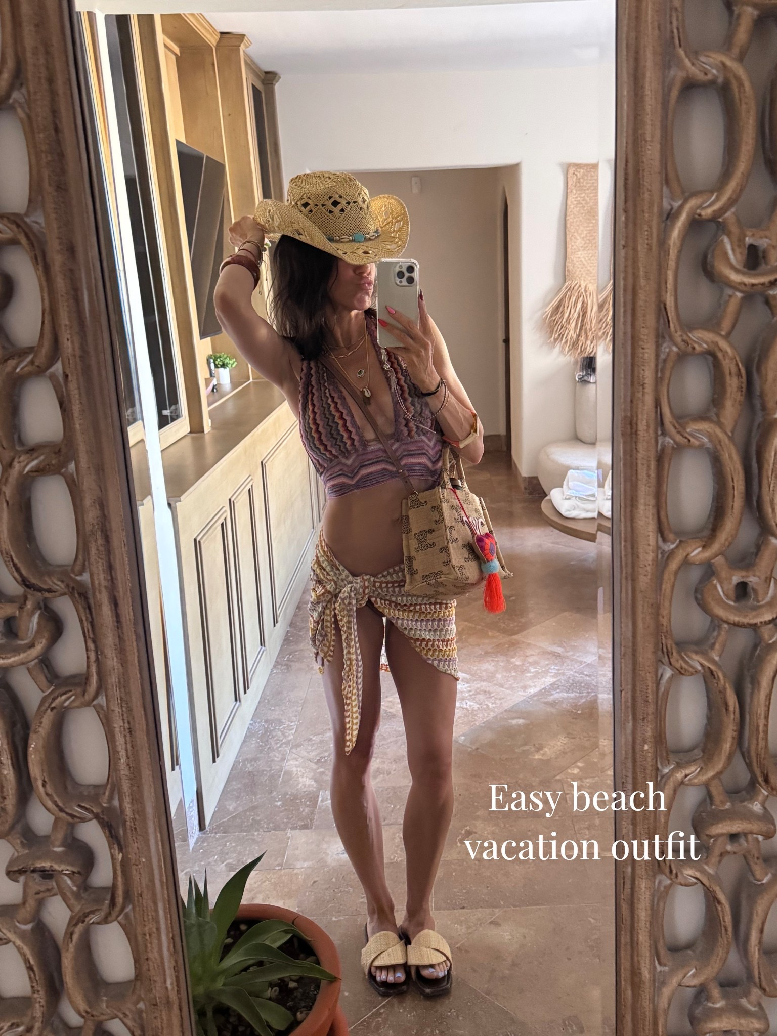 The easiest beach vacation outfit for our spring break in Cabo!!

I bought this straw cowboy hat on the beach in Cabo? But I linked something very similar! 

My top is made from vintage missoni scarves, via madly vintage. I found this patterned beach coverup for $25! I also linked a similar designer version of my sarong! 


#LTKootd #LTKSwim #LTKTravel