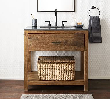 Reed 34&quot; Single Sink Vanity | Pottery Barn (US)