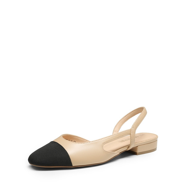 Slingback Cap Toe Flats | Dream Pairs