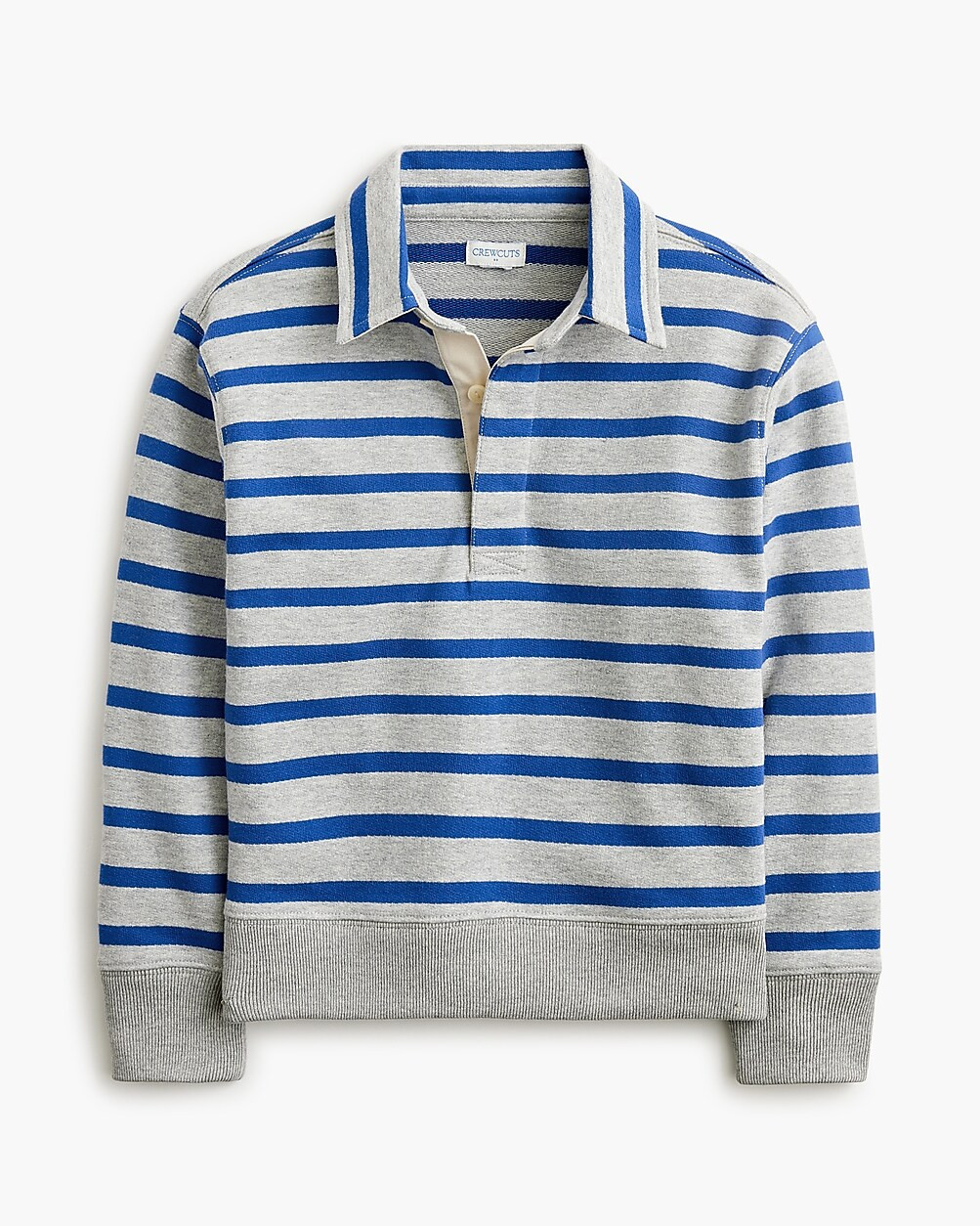 Boys' striped polo sweatshirt | J.Crew Factory