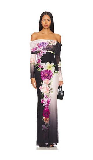 Thelma Dress in Colorblock Floral | Revolve Clothing (Global)
