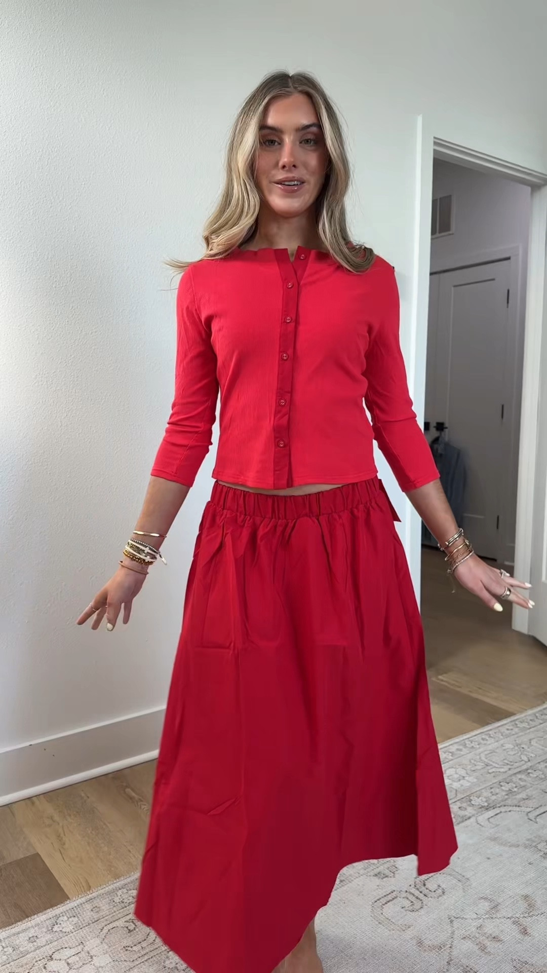 Amazon size small Tankaneo Womens 2 Piece Skirt Sets 3/4 Sleeve Knit Cardigan Elastic Waist Midi Skirt Outfits Casual Matching Dress Set

#LTKSaleAlert #LTKootd #LTKSeasonal