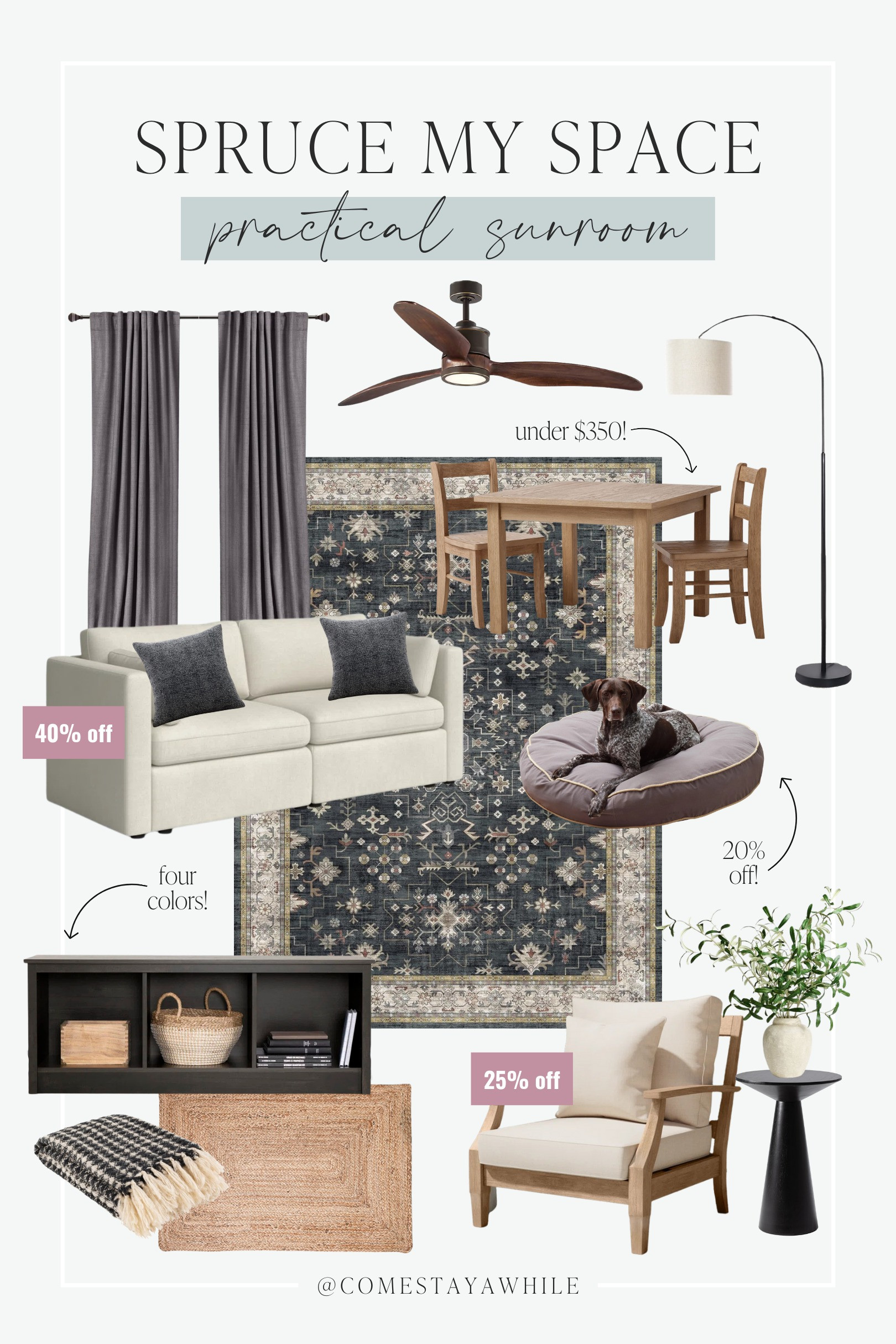 Welcome back to Spruce My Space! A series where I take pictures of your space and design them as if they were mine! 

SunRoom Design | Living Room Decor | Interior Design | Home Decor | Playroom Decor | Entryway Design

Come Stay Awhile, Spruce My Space, Amanda Vernaci 

 #LTKHome