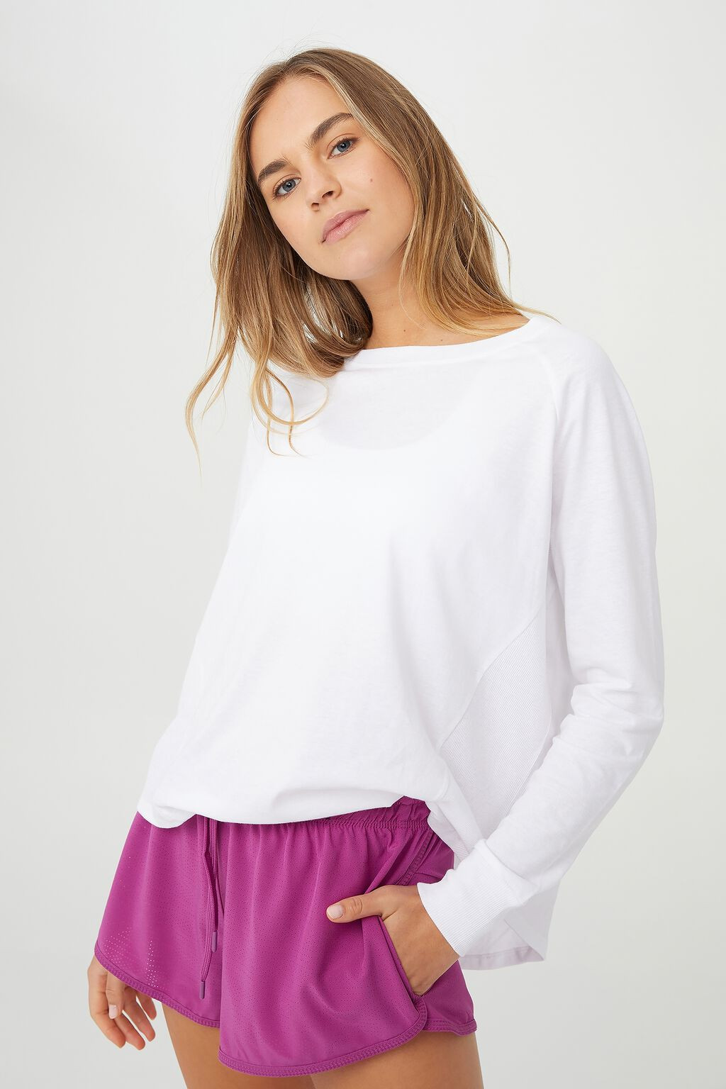 Active Rib Long Sleeve Top | Cotton On (US)