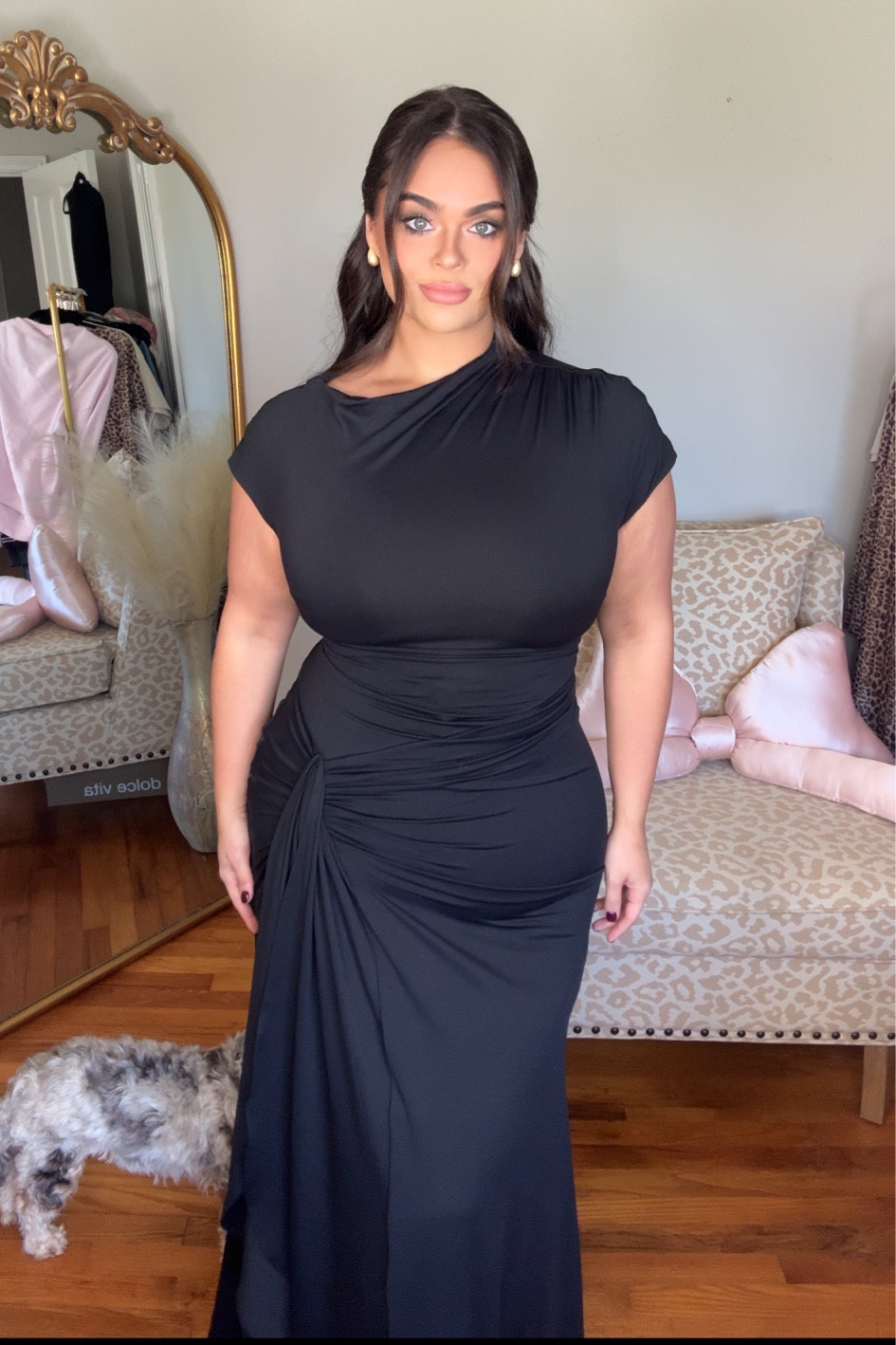 Wearing a size Large in this dress that I wore to my best friends rehearsal dinner 🤍

Wedding guest dress, rehearsal dinner dress, wedding guest, mid size wedding guest dress 

#LTKFindsUnder50 #LTKMidsize #LTKStyleTip