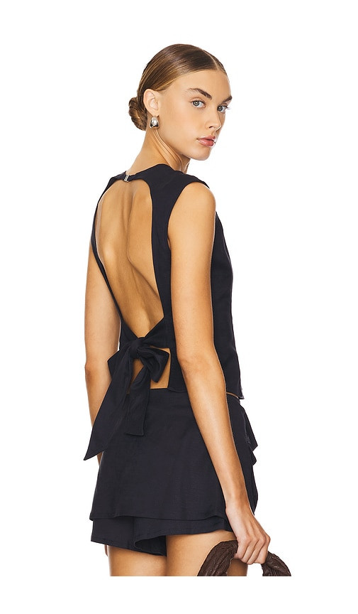 LIONESS Countryside Top in Navy. - size XXS | Revolve Clothing (Global)