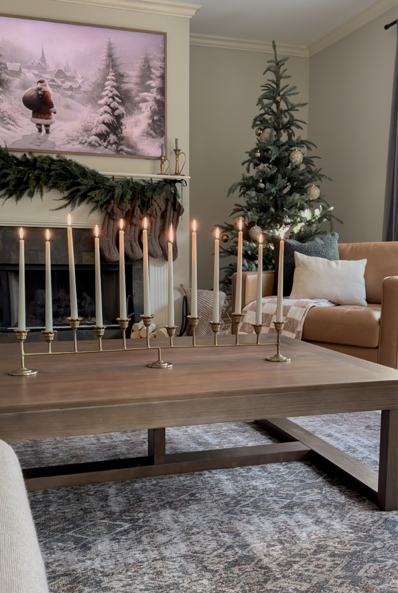 Neutral living room, taper candle holder, coffee table, living room rug, neutral rug, loloi rug, frame tv, digital wall art, printable wall art, 

#LTKsalealert #LTKstyletip #LTKhome