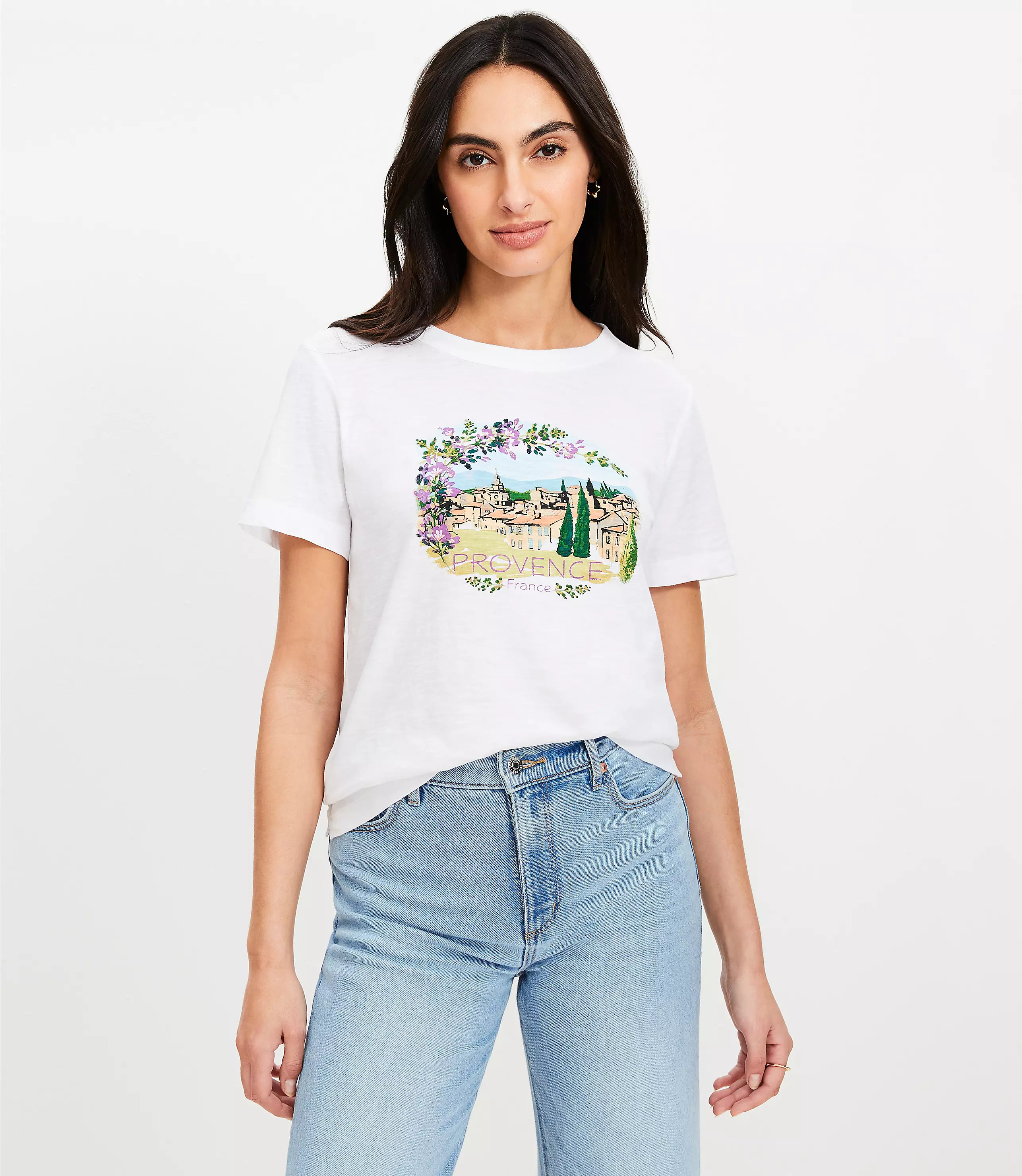 Petite Provence Everyday Crew Tee | LOFT